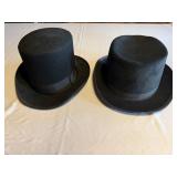 hat crafters top hat & men's tophat 100% wool XL