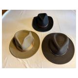 (2) men's cow boy hats XL (1)  light colored ....