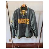 Vtg Green Bay Packer full zip reversible winter...