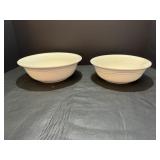 Heritage White Pfaltzgraff Lg & sm serving bowls