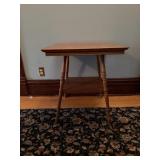 Wooden two-tier table