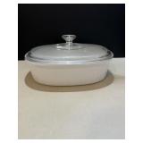 Corningware french white 2.5qt covered dish