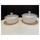 Corning Ware French white 1.5 qt covered dish &...