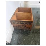 Antique diamond brand matches box with..