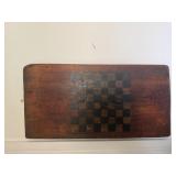 Antique checkerboard 15.25'W x 1'D x 30'H
