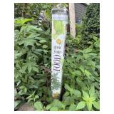 Garden art pole with bird pole