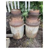 Antique Milk cans (2)