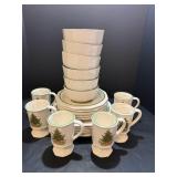 Christmas Heritage Pfaltzgraff 6-piece settings