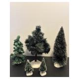 Dept 56 misc frosted pines