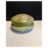 Vtg Nippon  hand painted porcelain trinket box...