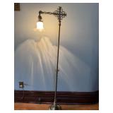 Antique bridge arm floor lamp from 1910's -1920's
