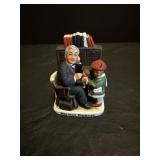 Vtg Norman Rockwell Doctor & The Doll ..