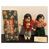 The House Seco Hawaii dolls 5.5 Tall