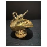 Vtg Silver - plated sugar scuttle...