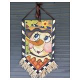 Lisa frost scarecrow wall decor 34x19