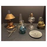 Vtg oil- lanterns & misc