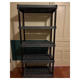 Plastic 5 Tier Storage Shelf