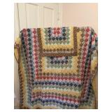 Patchwork Quilt  & Sham 62'x82'