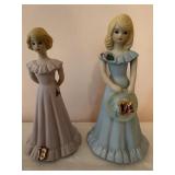Enesco Growing Up Figurines 6.5'H