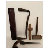 Key Hole Saw, Wood Mallet, Scribe, Level & Misc
