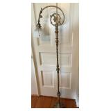 Vintage Brass Floor Lamp
