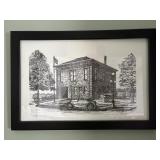 Ernie Fike 1915 Rochelle City Hall Print