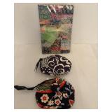 Vera Bradley Button Coin Purses & Journal