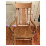 Vintage Oak Rocking Chair