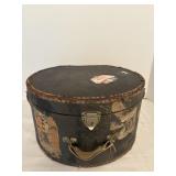 20th Century Round Travel Case & Fabric