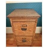 Vintage Oak Filing Cabinet 16'x22'x34'H