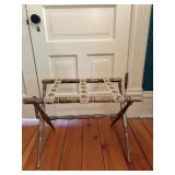 Vintage Wood Luggage Stand