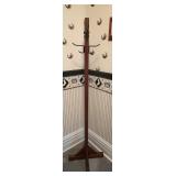 Vintage Coat Rack 67'H