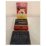 Tiddledy Winks, Jack Straw & Cootie Games