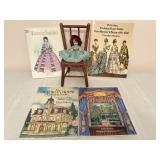 Paper Dolls, Doll & Coloring Book
