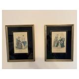Framed French Magazine Prints 12'x15'