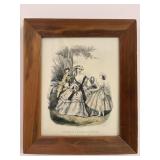 Framed French Magazine Prints 11'x12'