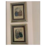 Framed French Magazine Prints 11'x12'