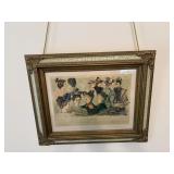 Framed French Magazine Print 21'x17'