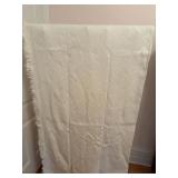 Woven Fringed Bedspread 74'x104'