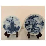 Holland Delft Blauw Porcelain Plates