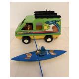 Fisher Price Dare Devil Sports Van & Misc