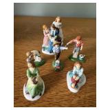Dept 56 Little Women & Tom Sawyer Figures