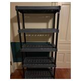 Plastic 5 Tier Storage Shelf