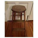 Vintage Folding Stool 23'H