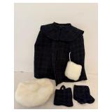 American Girl Hat Muff & Coat