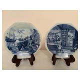 Holland Delft Blauw Porcelain Plates