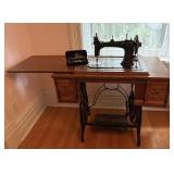 National Rotary Fine Family Treadle Sewing Machine
