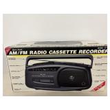 Lenoxx Sound AM FM Cassette Recorder CT-89