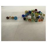 Vintage Marbles & Dice