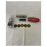 Chuckee CHeese Tokens & Knives
